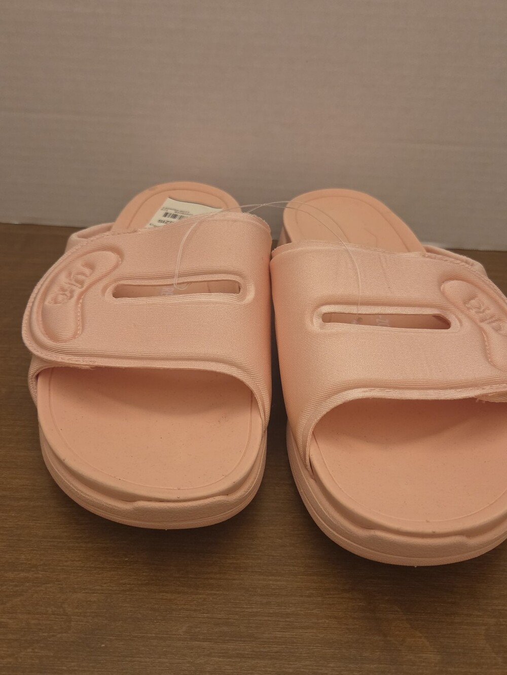 Ryka Re-Zorb Pink Slip-On Slides with Adjustable Strap, Size 10, NEW